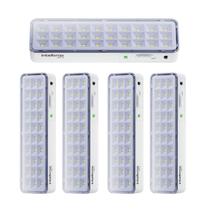 Kit 5 Luminárias De Emergência Autônoma LEA 31 1w 30 Leds Bivolt - Intelbras