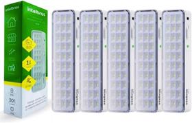 Kit 5 Luminárias De Emergência Intelbras Lea 31 Bivolt