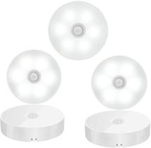 Kit 5 Luminárias Led Com Sensor De Movimento Sem Fio Recarregável