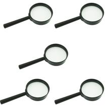 Kit 5 Lupas Pequenas Escolares De Aumento 50 Mm Kit 5 Lupas Pequenas Escolares De Aumento 50 Mm