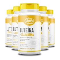 Kit 5 Luteína E Zeaxantina Unilife 60 Cápsulas