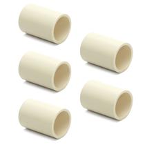 Kit 5 Luva 22mm Cpvc Água Quente Conector Tubo Resistente