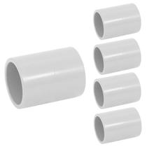 KIT 5 Luva Para Eletroduto Pvc Branco Condulete 3/4 Masster