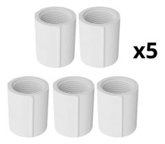 Kit 5 Luva Roscavel Dr 1/2" Plastilit