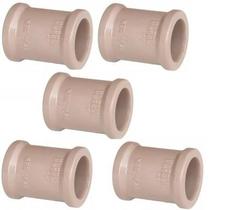 Kit 5 Luva Soldavel Correr de 25mm Plastilit