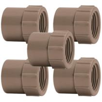 Kit 5 luva soldavel/rosca 32mmx1" amanco Kit 5 luva soldavel/rosca 32mmx1" amanco