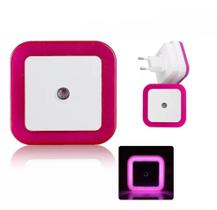 Kit 5 LuzNoturna Abajour Led Vermlho Sensor Acende Autmático