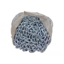 Kit 5 M Corrente Calibrada Galvanizada a Fogo 6 mm P/ Guincho Nautico Ancora