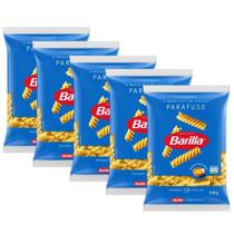 Kit 5 Macarrão com Ovos Parafuso N1 Barilla Pacote 500g