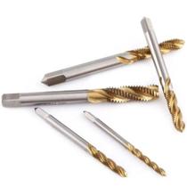 Kit 5 Macho Máquina Revestido Com Titânio 3/8 - 16 UNC Kit 5 Macho Máquina Revestido Com Titânio 3/8 - 16 UNC