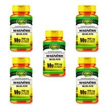 Kit 5 magnésio quelato 60 caps de 710 mg unilife
