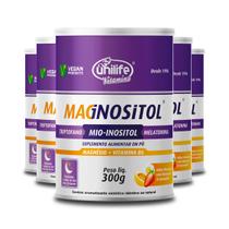 Kit 5 Magnositol Morango com Maracujá e Camomila Unilife 300g Kit 5 Magnositol Morango com Maracujá e Camomila Unilife 300g