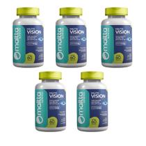 Kit 5 Maltta Vision 5x60 cápsulas Maltta Nutrition Especificação:Sem sabor