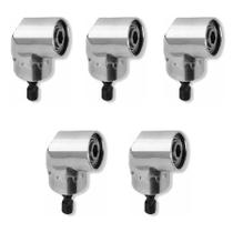 Kit 5 Mandril Angular 1/4 Para Parafusadeiras Charbs