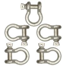 Kit 5 Manilhas Curva 5/16" Pesada - Q.Fix