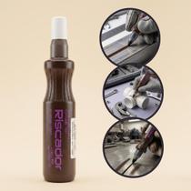 Kit 5 Marcador Riscador Caneta Industrial Marrom 2mm 60ml Ferro Chapa Concreto Kit 5 Marcador Riscador Caneta Industrial Marrom 2mm 60ml Ferro Chapa Concreto