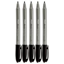 Kit 5 Marcadores Retroprojetor Preto 2,0 mm Pilot