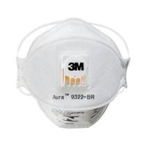 Kit 5 Máscara 3m Aura 9322br Pff2 N95 Respirador Com válvula Kit 5 Máscara 3m Aura 9322br Pff2 N95 Respirador Com válvula