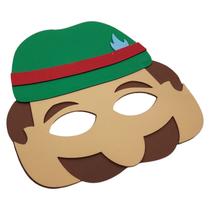 Kit 5 Máscaras em EVA Fantasia Infantil Brincadeira Lenhador Kit 5 Máscaras em EVA Fantasia Infantil Brincadeira Lenhador