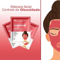 Kit 5 Máscaras Faciais Peel Off Controle de Oleosidade