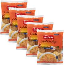 Kit 5 Massa Isabela Cabelo De Anjo Sêmola Com Ovos 500g