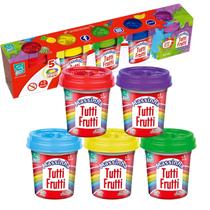 Kit 5 Massa Massinhas Modelar Infantil Especial Tutti Frutti - Super Toys Kit 5 Massa Massinhas Modelar Infantil Especial Tutti Frutti - Super Toys
