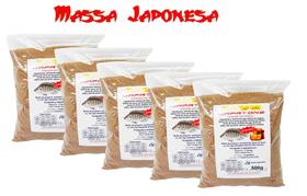 Kit 5 Massas Japonesa Japatone Turbinada Para Pesca 5x500g Kit 5 Massas Japonesa Japatone Turbinada Para Pesca 5x500g