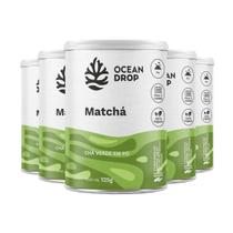 Kit 5 Matchá Chá Verde Ocean Drop Vegano 125g