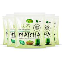 Kit 5 Matcha Puro Vegano Unilife 30g Solúvel