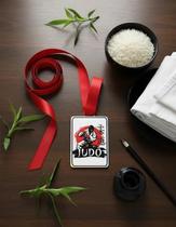Kit 5 Medalhas Para Judô Para Premiação Com Fita Vermelha