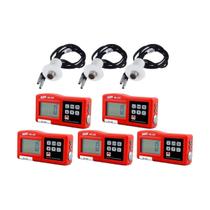 Kit 5 Medidor Espessura Digital Chapas Ultrassónico Velocidade Me-260 Portátil Instrutherm 3 Sensor Temperatura S-20 Kit 5 Medidor Espessura Digital Chapas Ultrassónico Velocidade Me-260 Portátil Instrutherm 3 Sensor Temperatura S-20