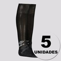 Kit 5 Meiões Umbro Classic Preto Kit 5 Meiões Umbro Classic Preto