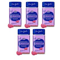 Kit 5 Melatonina Sabor Morango 5x120 Gomas Fini Dr Good