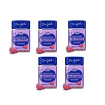 Kit 5 Melatoninas Sabor Morango 5x60 Gomas Fini Dr Good