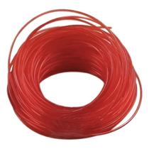 Kit 5 metros fio nylon quad. rocadeira 3.0mm cort. de grama