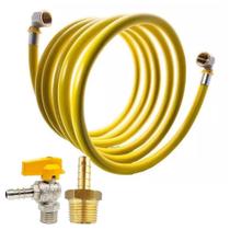 Kit 5 Metros Tubo Pex 2 Cotovelos Registro Bico De Mamadeira