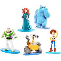 Kit 5 Micro Figura Disney Pixar Toy Story Monsters Wall-e
