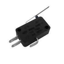 Kit 5 Micro Switch Chave Fim De Curso Alavanca C/ Haste 27mm