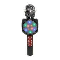 Kit 5 Microfone Karaokê S Fio Bluetooth Speaker Preto A-915