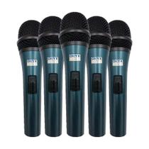 Kit 5 Microfones Dinâmico com Fio TK 51C Onyx