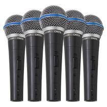 Kit 5 Microfones Dinâmico com Fio TK 58C Onyx