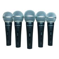 Kit 5 Microfones Profissionais de Mão SK-M48-5 - SKYPIX