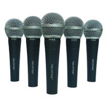 Kit 5 Microfones Profissionais de Mão SK-M58-5- SKYPIX