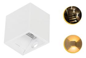 Kit 5 Mini Arandela Cubo Led 2w 3000k Bvt Bco/ Pto/ Marrom Kit 5 Mini Arandela Cubo Led 2w 3000k Bvt Bco/ Pto/ Marrom