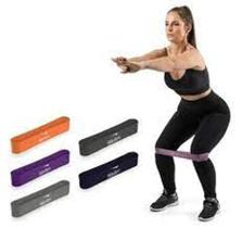 Kit 5 Mini Band Elastico Hidrolight - 5 níveis de resistência - Academia Fit Treino Funcional