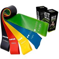 Kit 5 Mini Band Funcional Theraband AD-011 Faixas Elásticas Treino em Casa Musculação Kit 5 Mini Band Funcional Theraband AD-011 Faixas Elásticas Treino em Casa Musculação