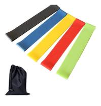 Kit 5 Mini Bands Faixa Elástica Exercício Funcional Pilates