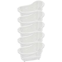 Kit 5 Mini Banheiras de Acrílico 200ML para Drinks Decoração Festas Kit 5 Mini Banheiras de Acrílico 200ML para Drinks Decoração Festas
