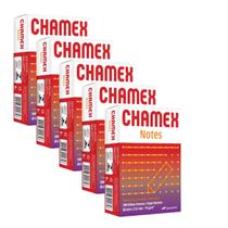 Kit 5 Mini Bloco Anotação s/pauta Chamex Notes 75g 80x115mm Kit 5 Mini Bloco Anotação s/pauta Chamex Notes 75g 80x115mm