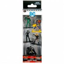 Kit 5 Mini Bonecos Nano Metalfigs Dc Comics DC Batman Jada